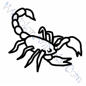 Scorpion Coloring Pages You might also be interested in coloring. scorpion coloring pages